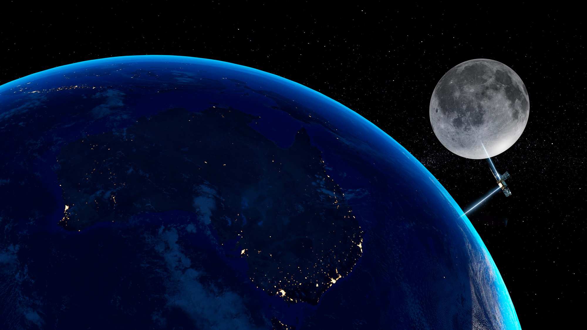 O Satélite e as comunicações entre Terra e Lua - Abrasat